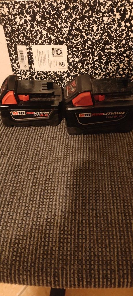 Milwaukee M18 Batterys