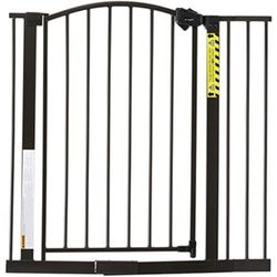  Baby Gate, Includes 4-Inch Extension Kit, 4 Pack Pressure Mount Kit and 4 Pack Wall Mount Kit, Bronze, 30-Inch