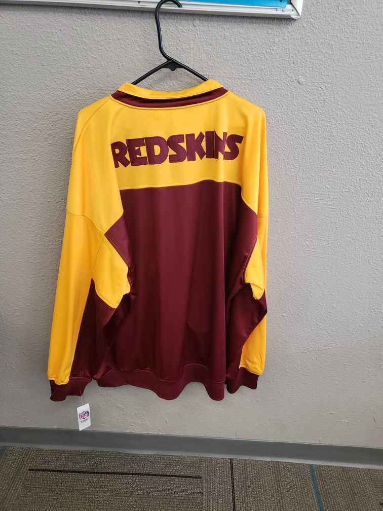 NFL Team Apparel Rare Washington Redskins 5xl Warmup Jacket New w