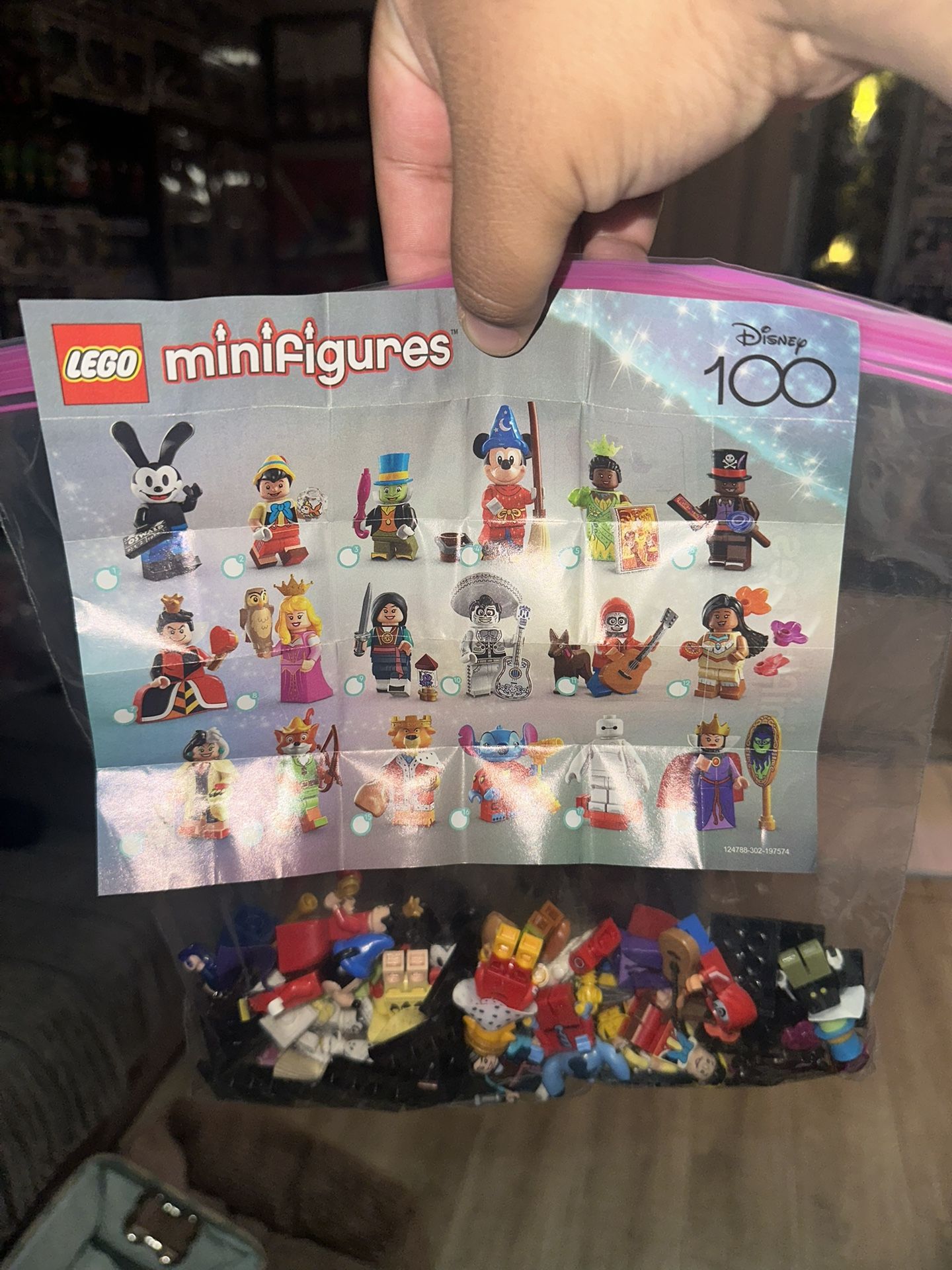 Lego Mini figures Disney 100 Complete Set