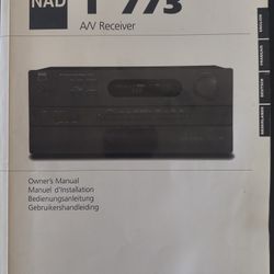 NAD T 773 A/V Receiver 