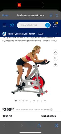 Sunny health and fitness pro exercise bike