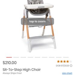 Skip hop Convertible High Chair And Kitchen Helper