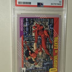 1991 MARVEL UNIVERSE DAREDEVIL VS. ELEKTRA