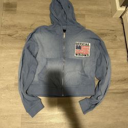 Blue Thermal Hoodie