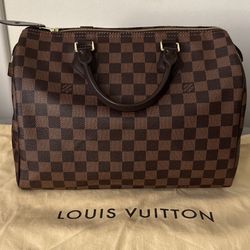 Authentic Louis Vuitton Speedy 30 – Brand New! Comes with lock, receipt, dust bag + base shaper. 