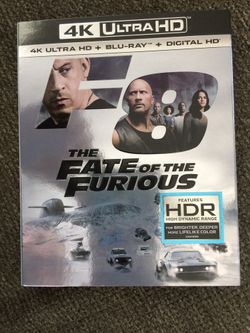 The fate of the furious uhd 4k blu ray