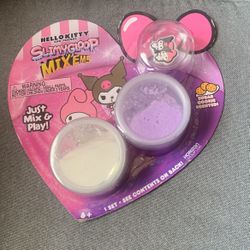 Hello Kitty and friends slime mixture