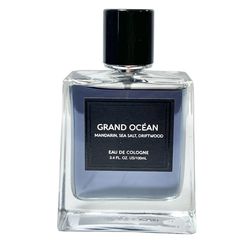 Tru Fragrance Grand Ocean Eau De Cologne 3.4 oz Mandarin Sea Salt Driftwood