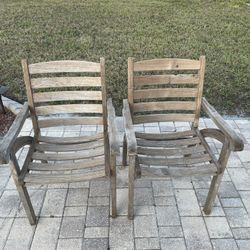 Teak Chairs 