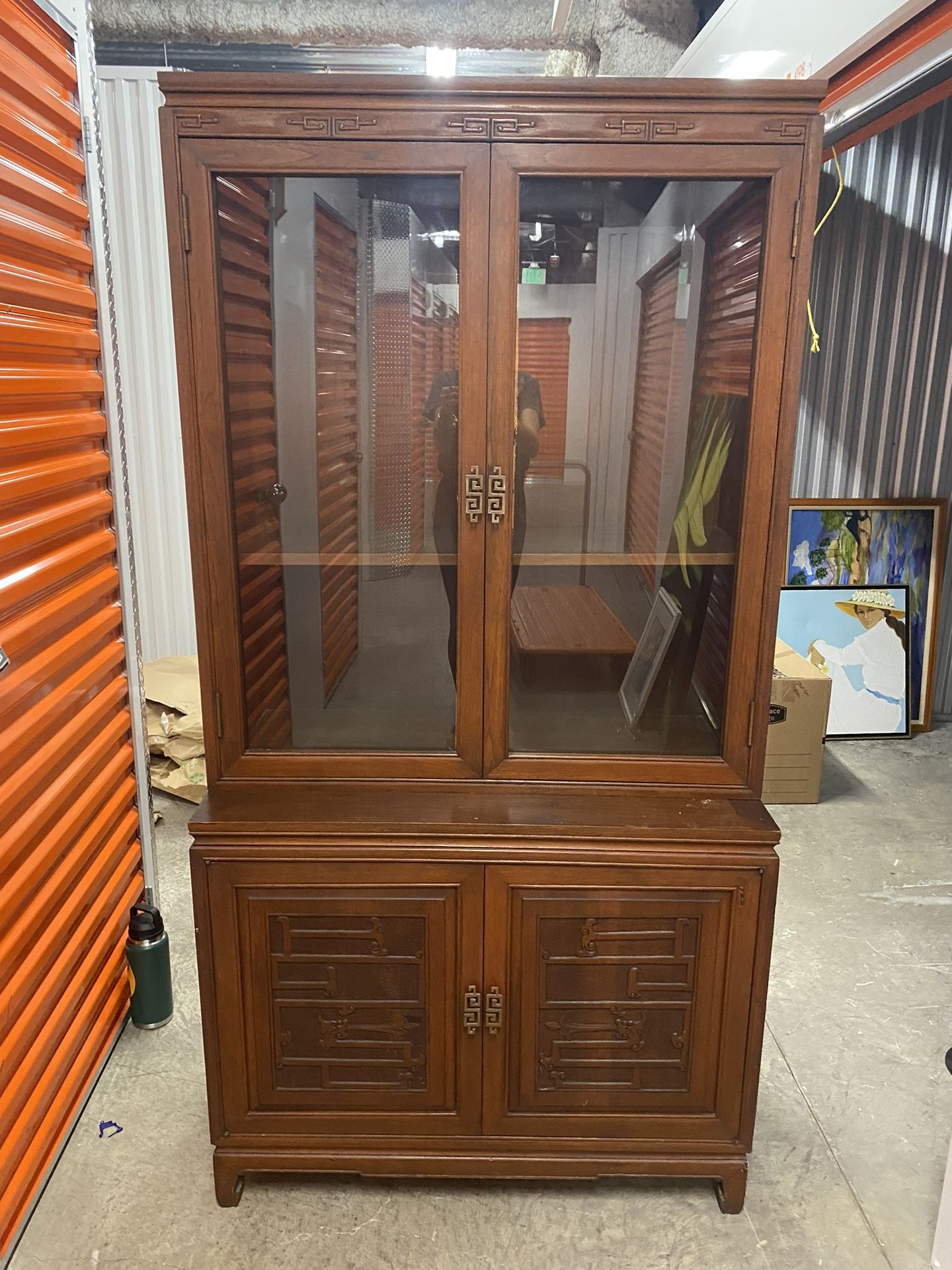 Beautiful Asian Inspired Armoire 