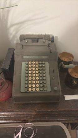 Old adding machine