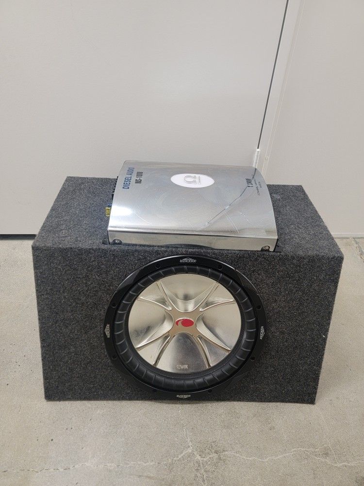 Kicker Subwoofer W/amp