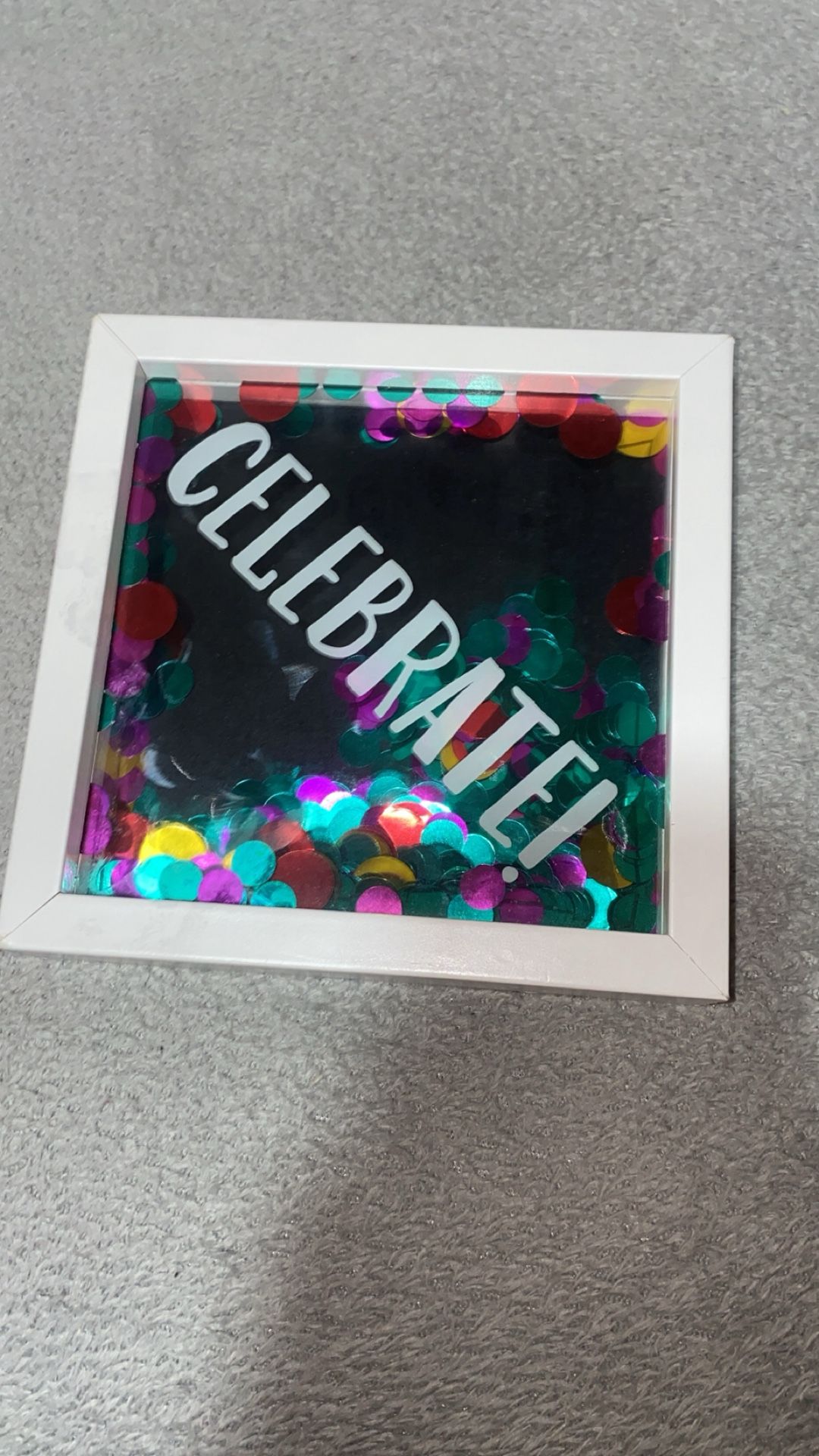 Shadow box celebrate! 