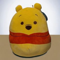 Winnie The Pooh Squishmallow Official Kellytoy Plush 12 Inch 2021 Disney w/ Tags