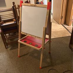 Kids Dry Erase And Chalk Board 