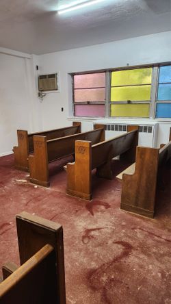 church pews