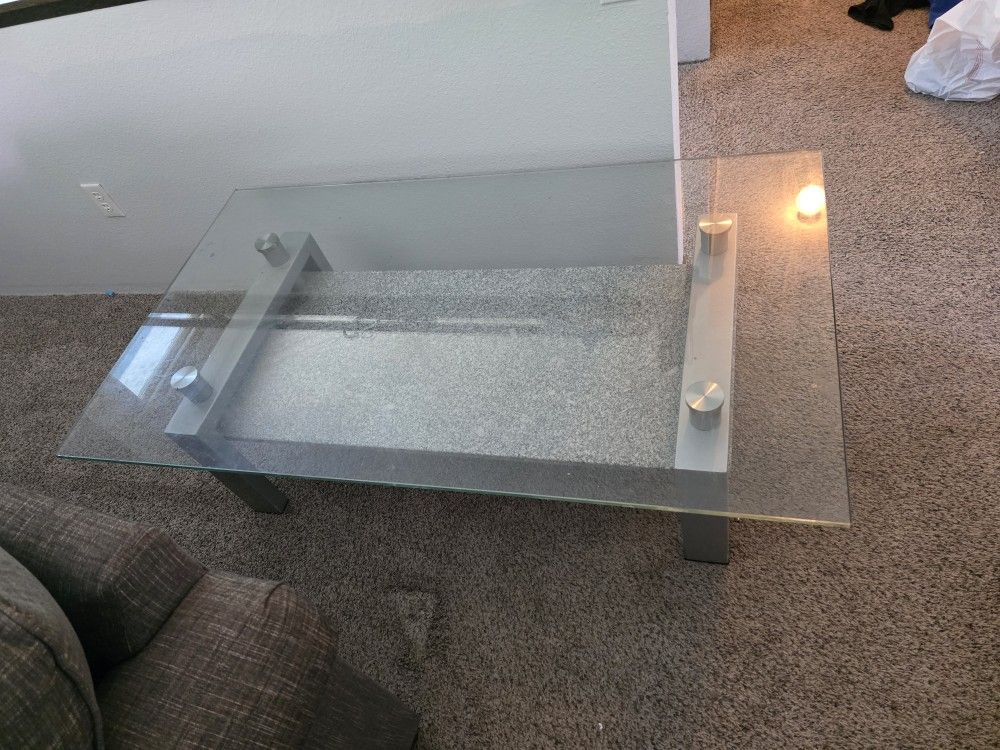 Glass Coffee Table.
