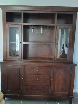 Mission Style hutch and buffet