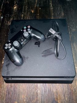 PlayStation 4 Console – Black – With Controller & Power Cord
