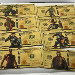 Marvel Comics Characters Collectible Currency. Pick One 