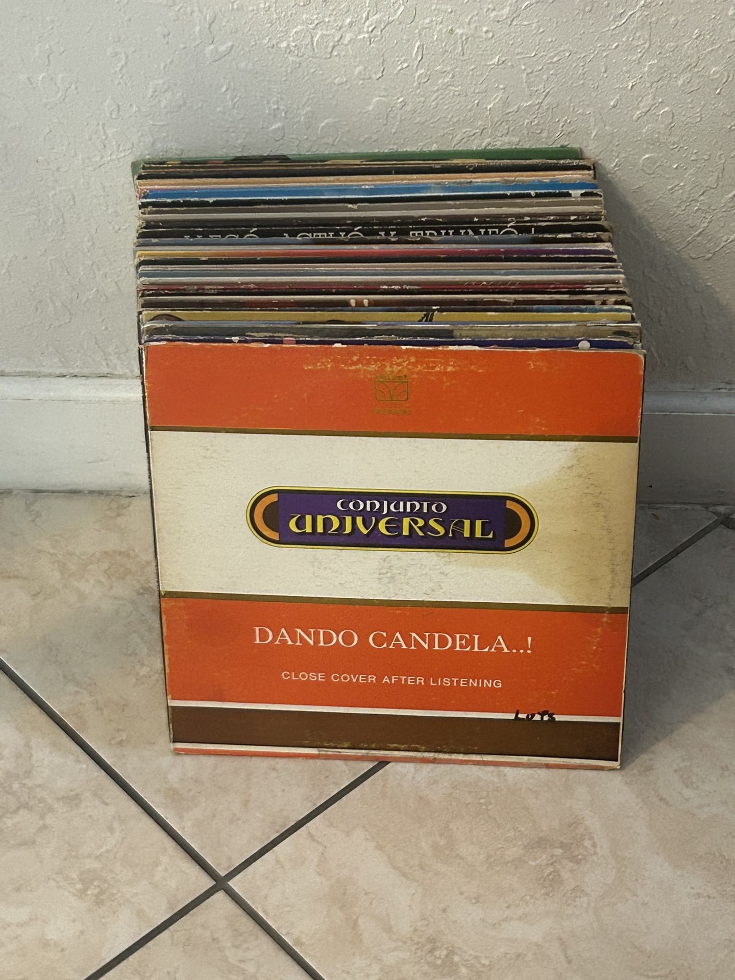 Vinyl Records Latin Music Lot Of 52 In VG Condition/ Complete Lot Only