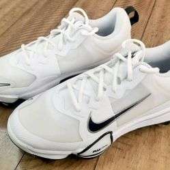 Brand New Nike Force Zoom Trout 9 Metal Baseball Cleats Platinum White Black Men Sizes 7, 7.5, 8