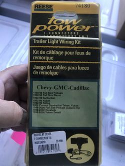 T connector trailer light wiring kit
