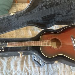 Acoustic Guitar And Case 