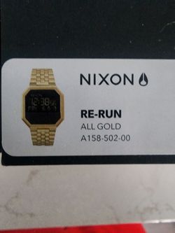 Nixon Re-Run All Gold Digital Watch