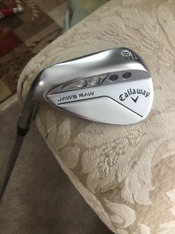 Callaway Jaws Raw left handed 58 degree 10S golf wedge in excellent condition