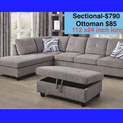 🌼FREE DELIVERY🌼Brand New Sectional Sofa Couch