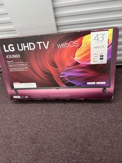 43” tv new never been used
