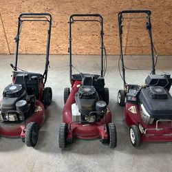 3 Commercial Mowers