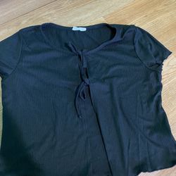 Large Black Blouse