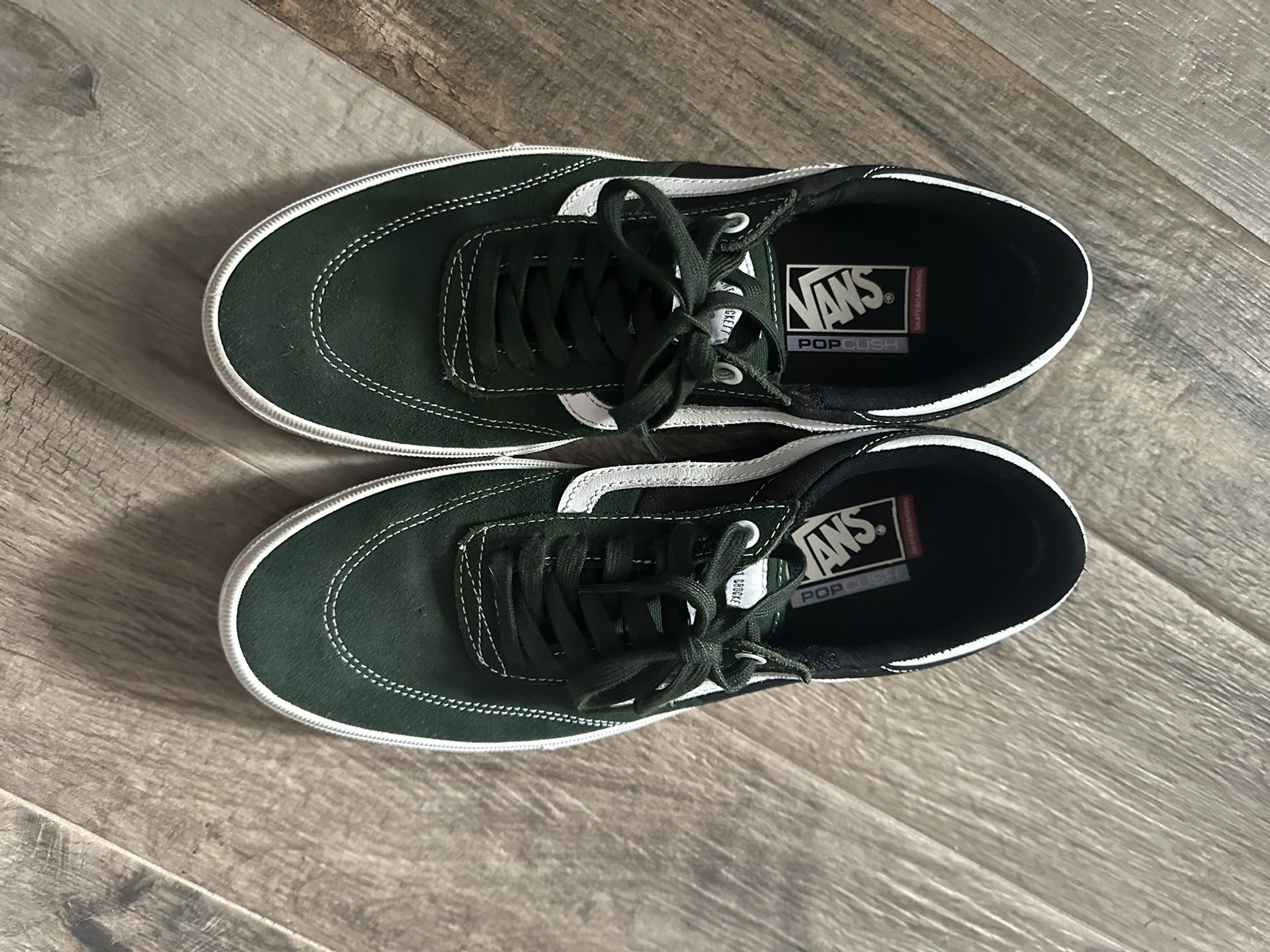 Green Vans. Amazing Condition. Men’s Size 10