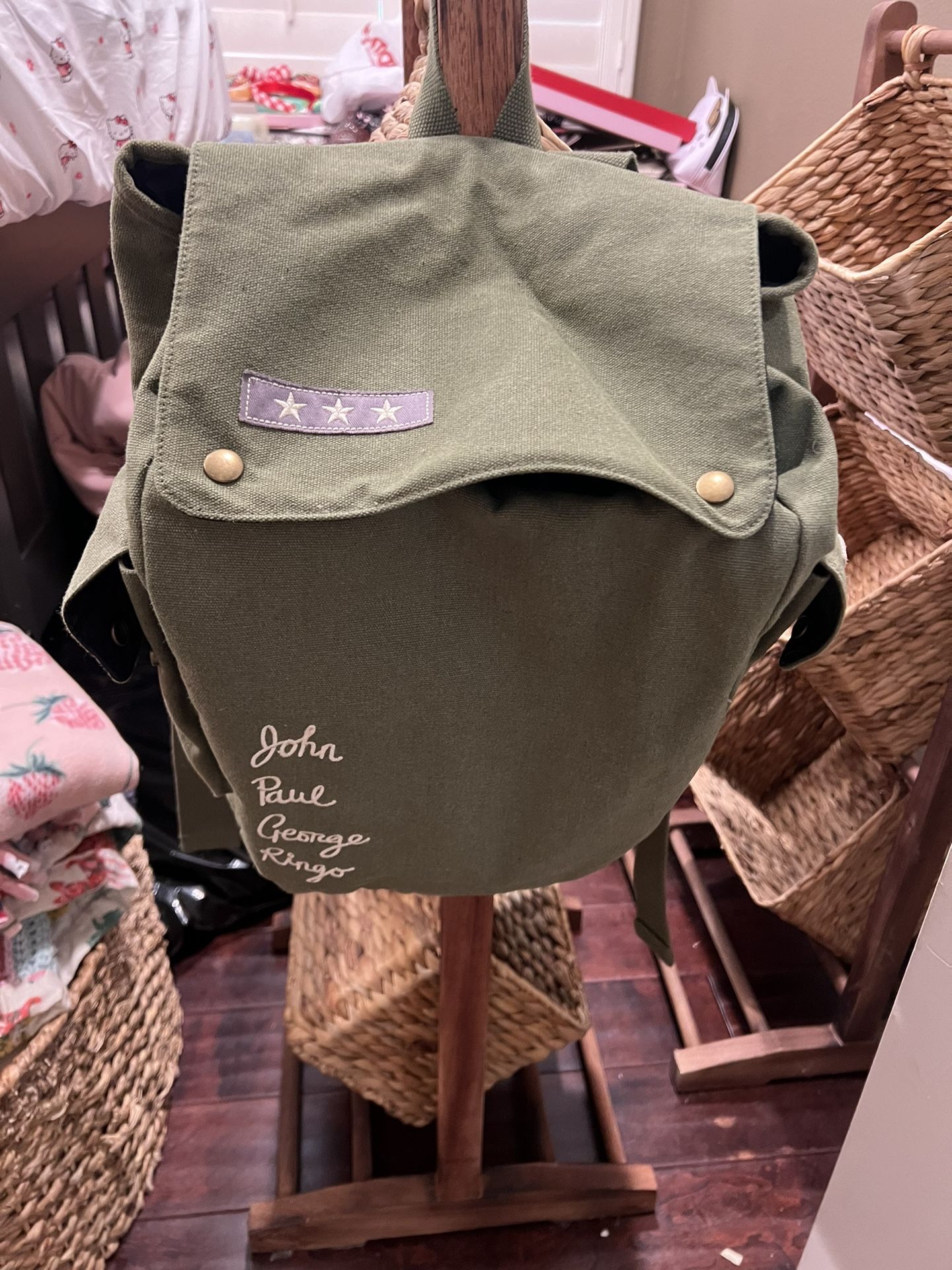 Canvas Beatles Backpack