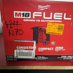 Milwaukee M18 Fuel Gen 2 18-Gauge Nailer 