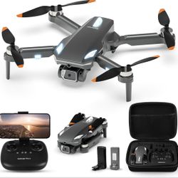 🆕 In 📦 Drone with Camera1080P,RC Quadcopter Foldable Mini Drone,One Key Start/Altitude Hold/Gesture Selfie,Cool Gifts for Boys&Men(Grey)