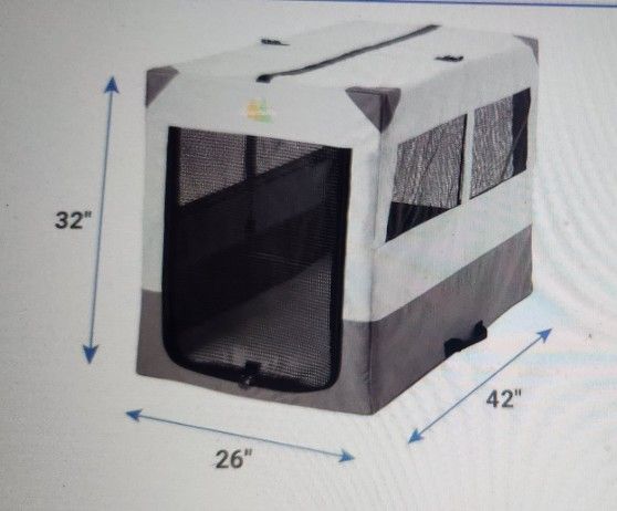 Foldable Travel Dog Crate 