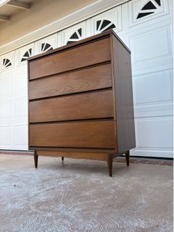 Mid century modern walnut dresser
