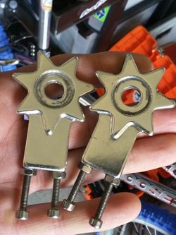 Old school bmx drop out savers/chain tentioners
