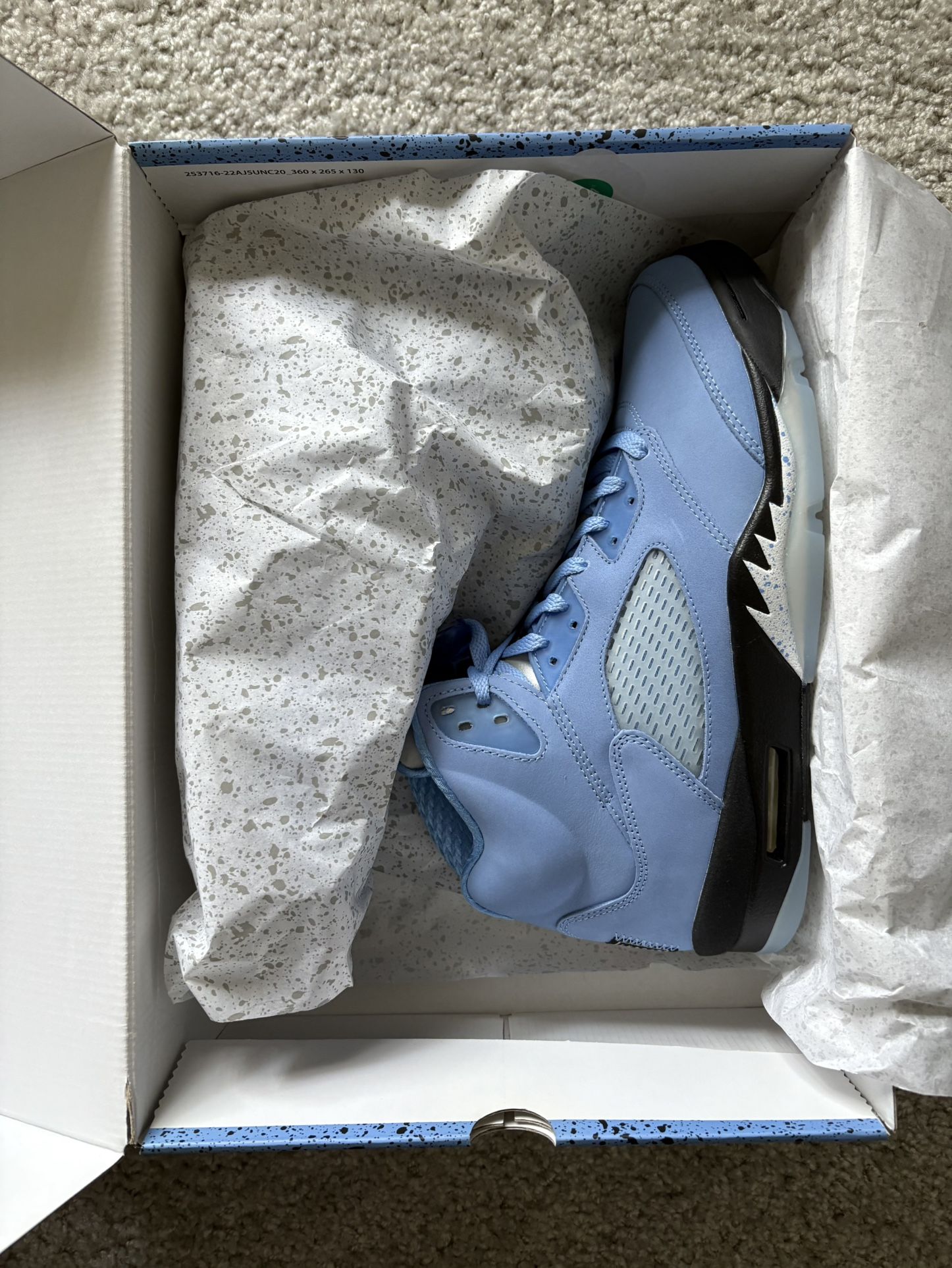 Jordan 5 “UNC”