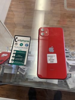 IPhone 11 Red At&t and Cricket
