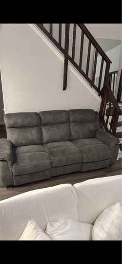 Barely used recliner couch