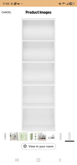 Good Condition White Bookcase
