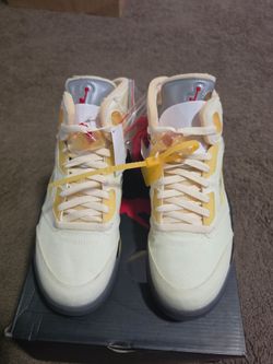 Jordan 5 Off White Sail Sz 9 DS OG All