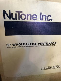 Two 30” House Fans/Ventilators