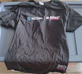 JustServe x Beast Philanthropy Black T-Shirt