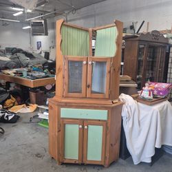 Vintage Corner Cabinet 